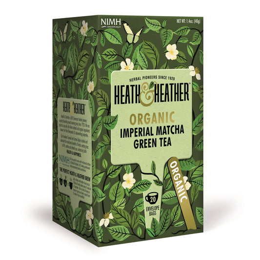 HEATH & HEATHER    Organic Tea    HEATH & HEATHER    Organic Tea    Org Imperial Matcha Green Tea 20bg