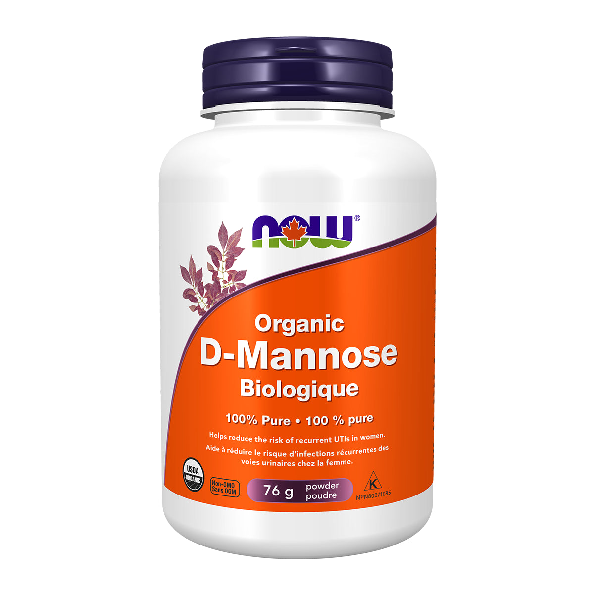 NOW    Organic D-Mannose 76g