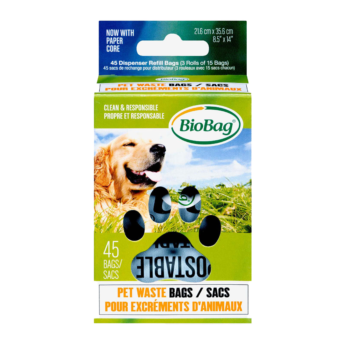 BioBag - Pet Waste Bags on a Roll 45ct