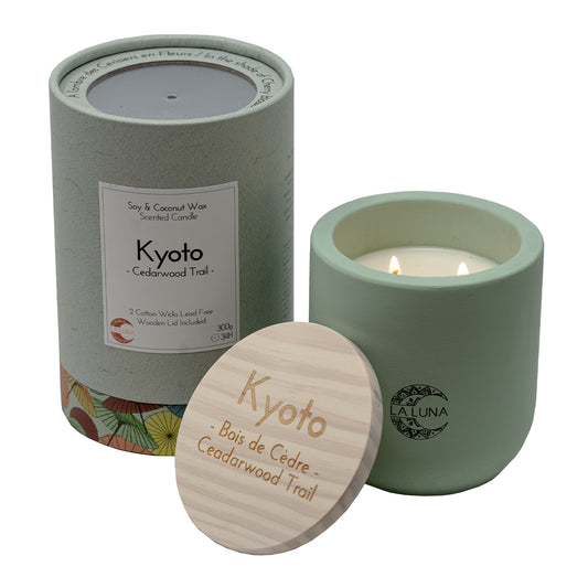 LA LUNA     Kyoto Cedarwood Trail Candle 56g