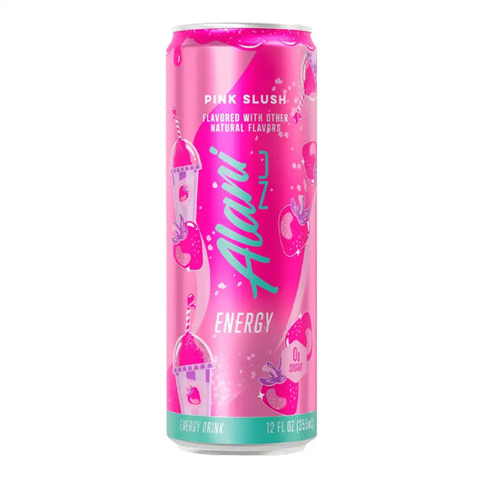 Alani Nu    Alani Nu Energy Drink (Bilingual)    Flavour: Pink Slush 
Container Size: 355 mL    Case of 12