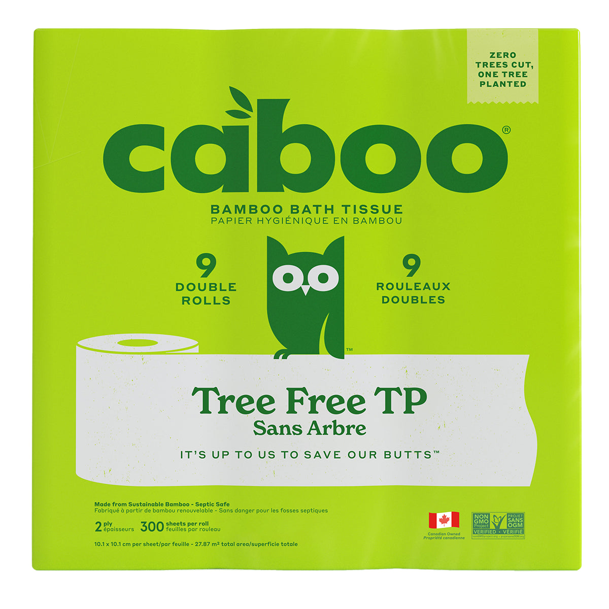 Caboo      Bath Tissue 9 Pack