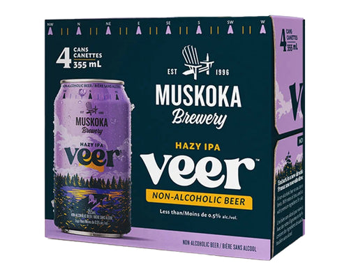 MUSKOKA BREWERY - Veer Hazy IPA (vegan)    4pk
