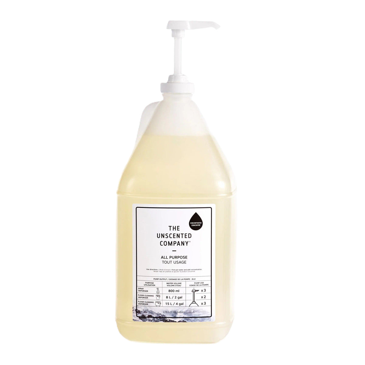 The Unscented Co.   Unsc. Concentrated All Purpose 3.78L