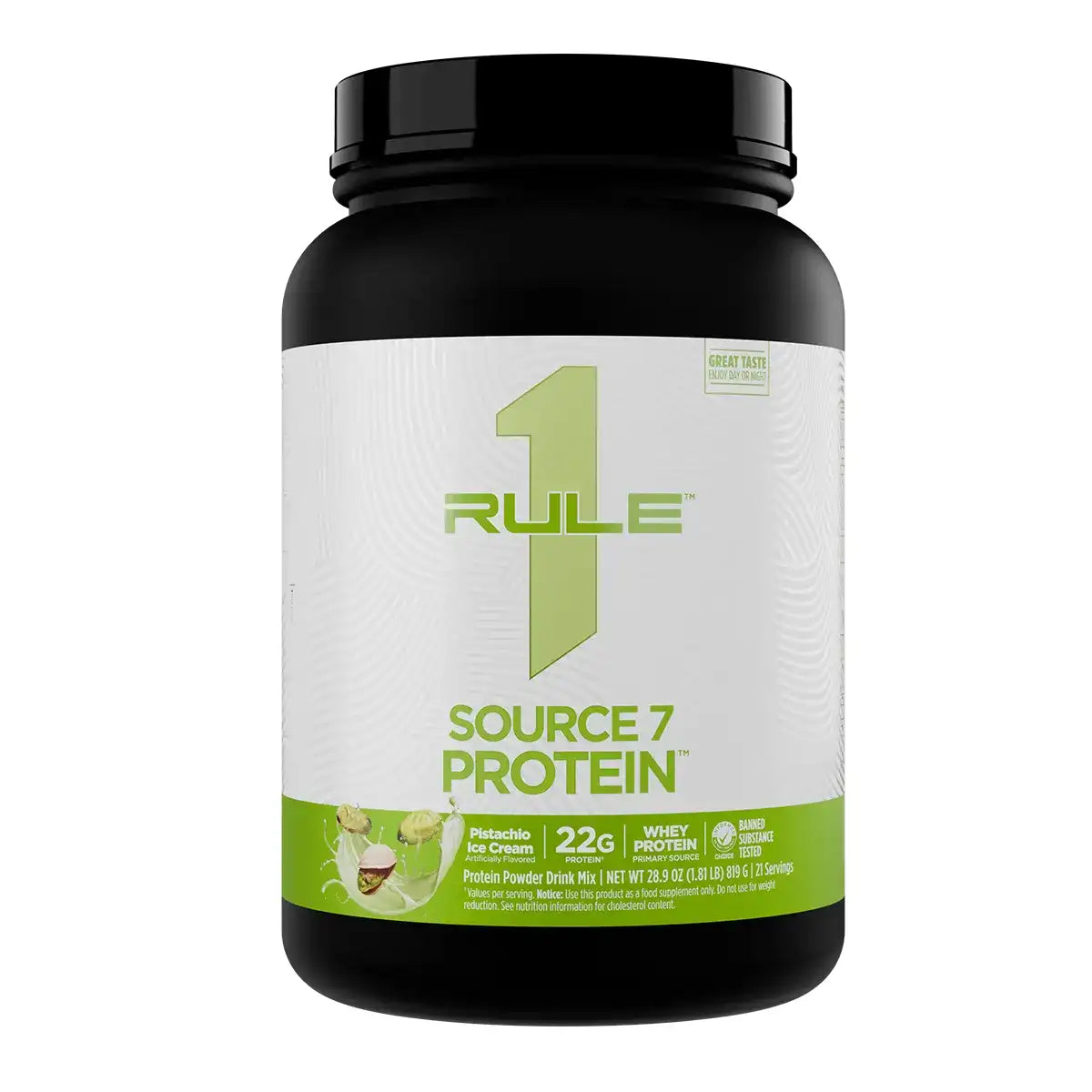 RULE 1 - R1 WHEY BLEND - 2lbs - PISTACHIO ICE CREAM