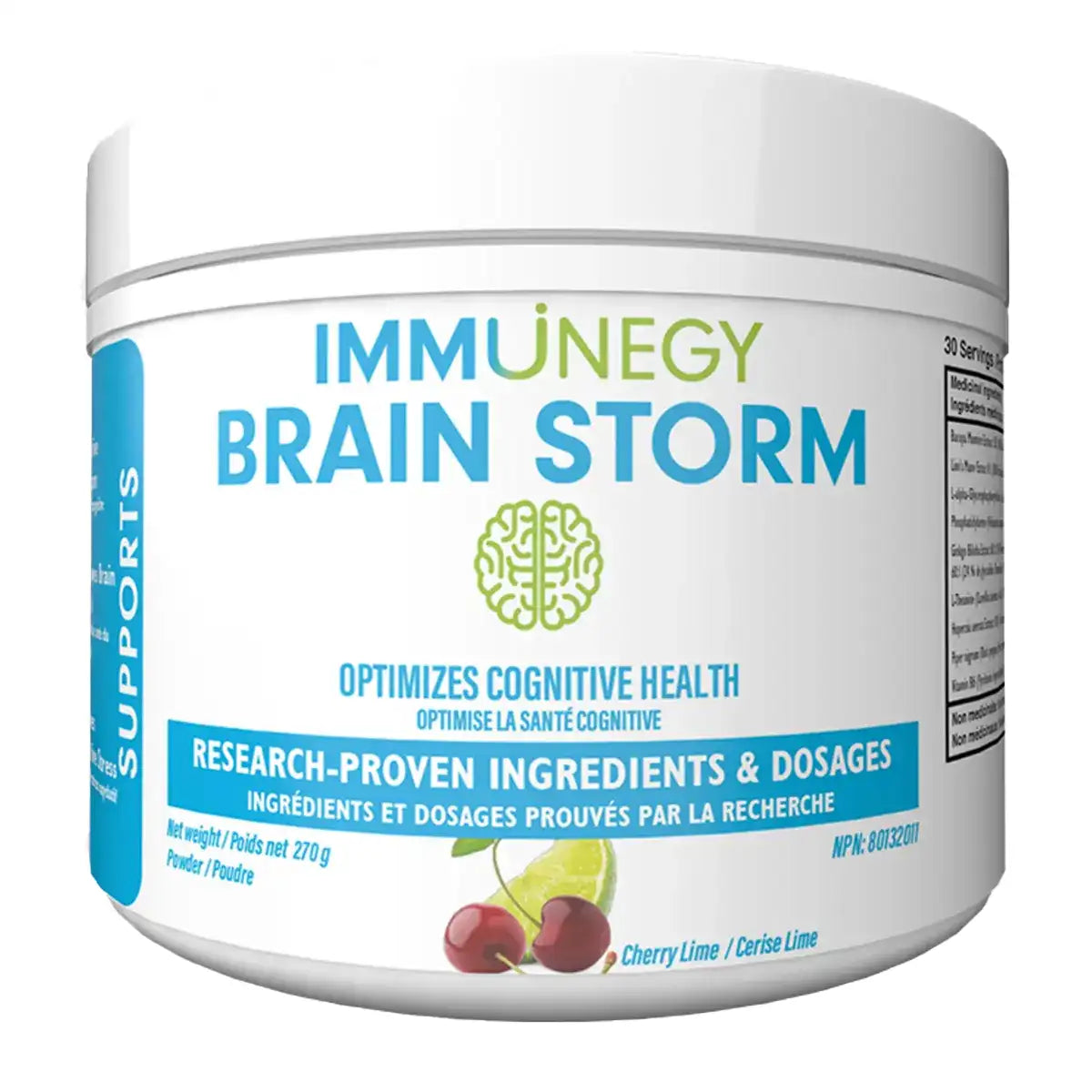 IMMUNEGY   BRAIN STORM   30srv   CHERRY LIME