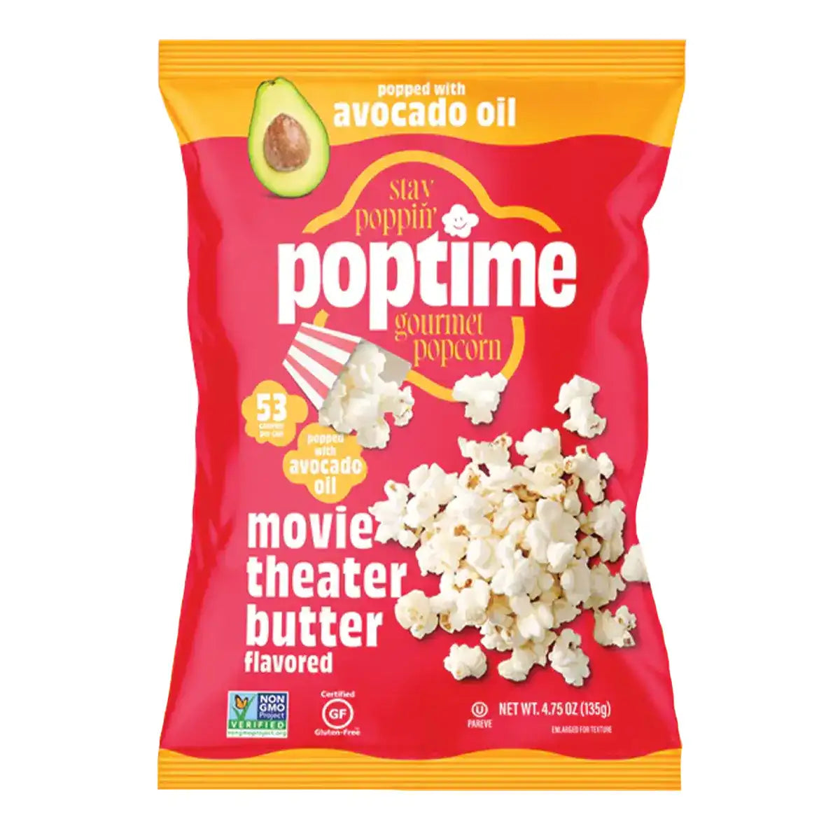 Pop Time_Pop Time - Movie Butter Popcorn with Avocado Oil_135g