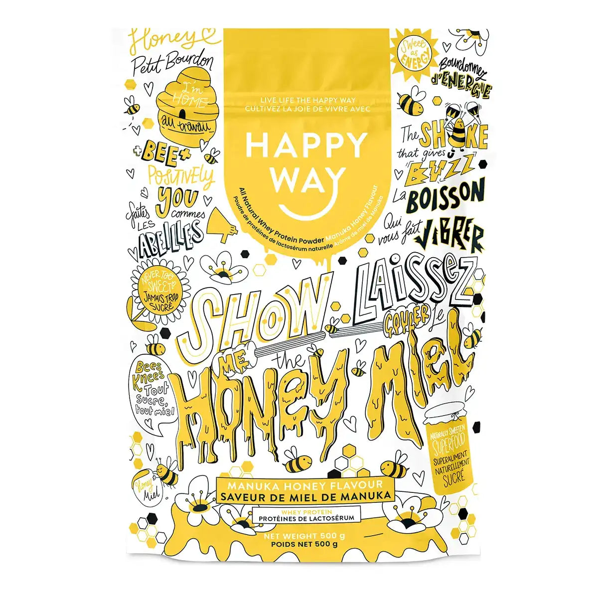 Happy Way - Manuka Honey Protein  500g
