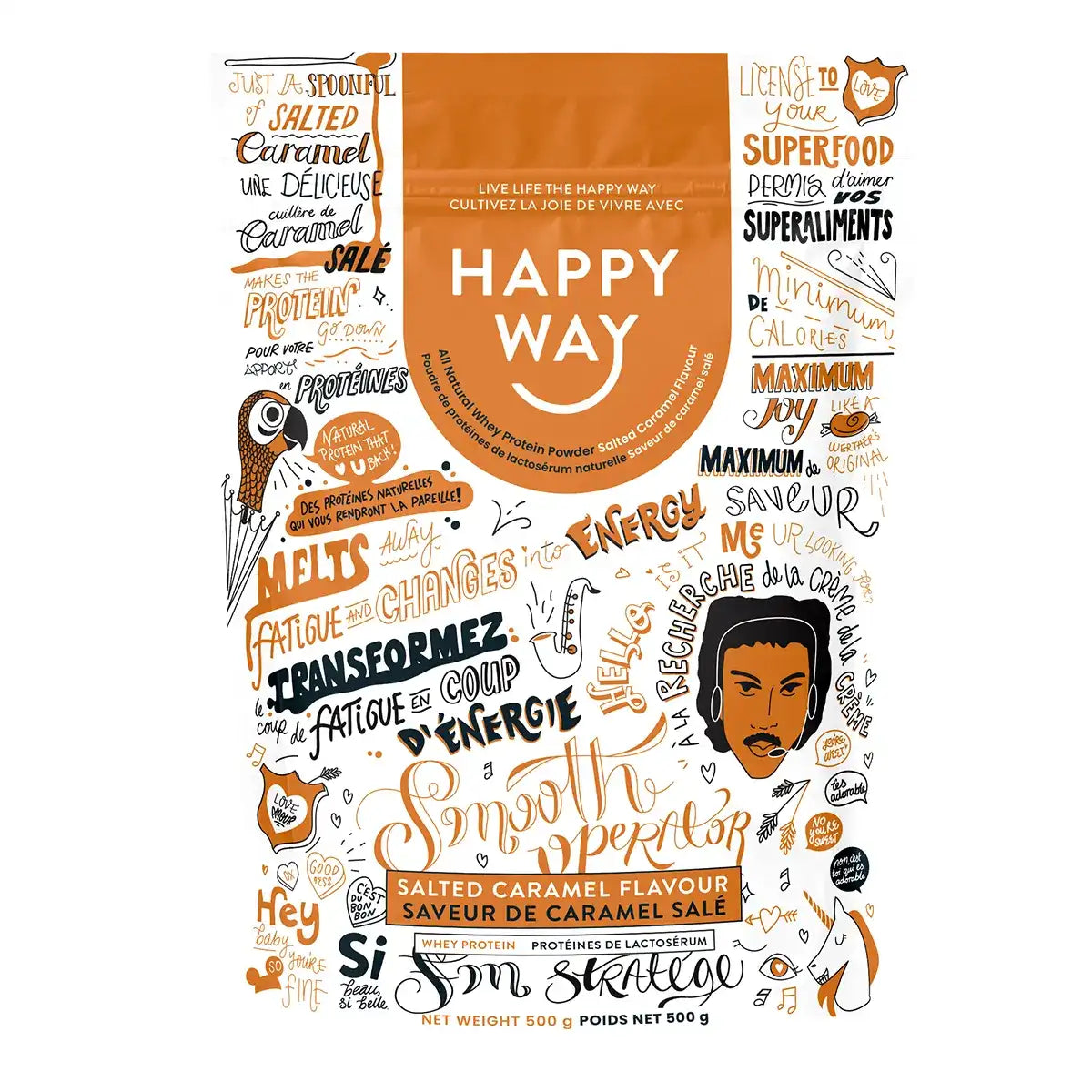 Happy Way - Salted Caramel Protein  500g