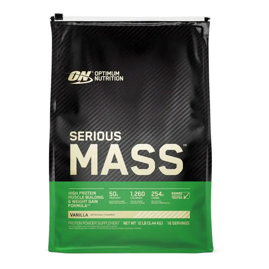 OPTIMUM NUTRITION - SERIOUS MASS - VANILLA - 12lbs