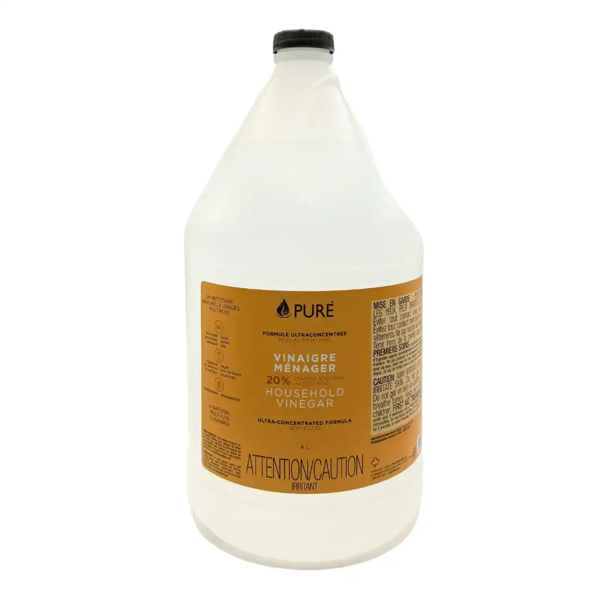 Pure - 20% Household Vinegar 4L