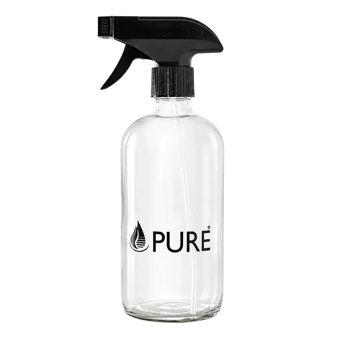 Pure - Empty Glass Bottle with Sprayer 500mL