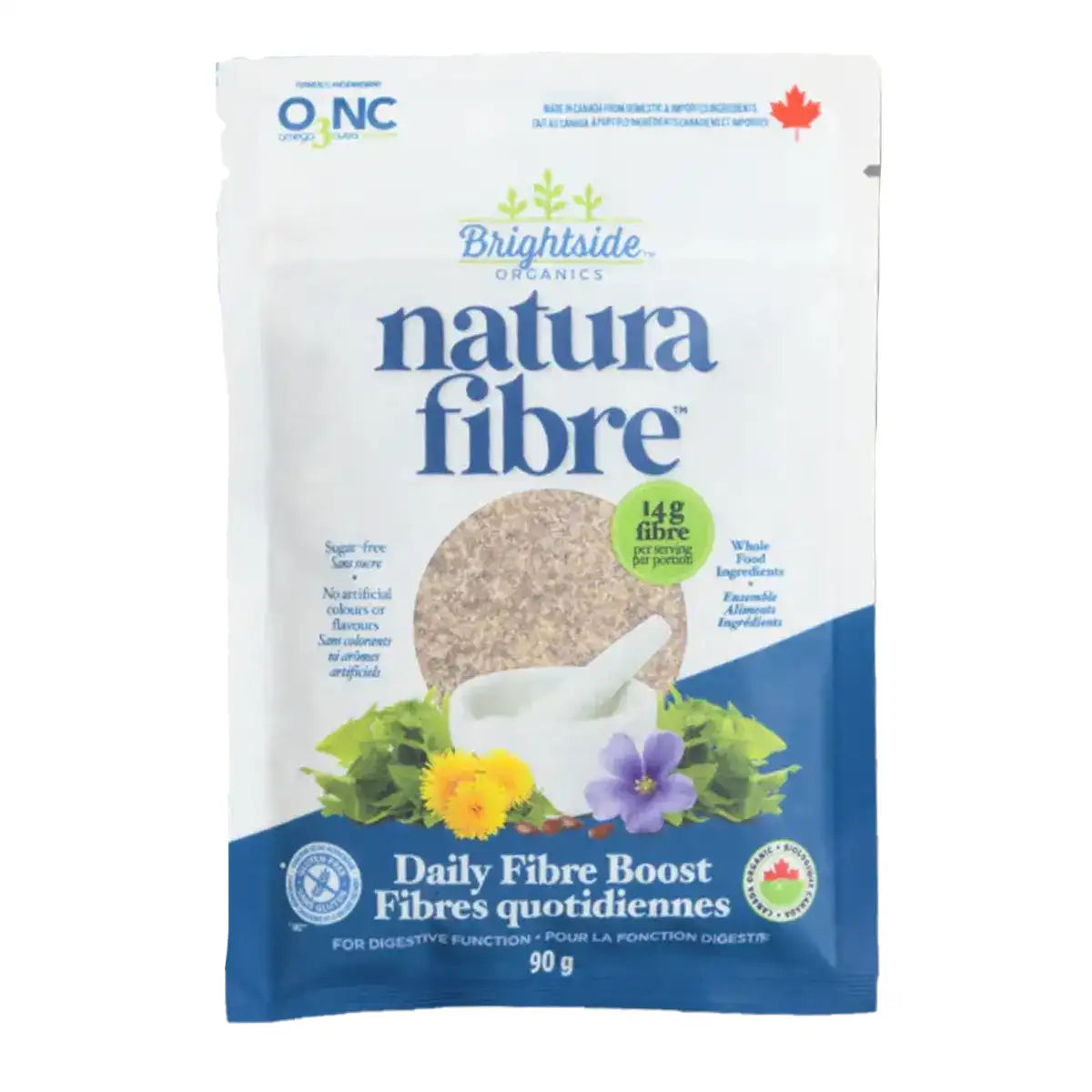 Brightside Organics - NEW BRAND!_Nutra Fibre - Daily Fibre Boost - Single Sachet_90g Single Sachets