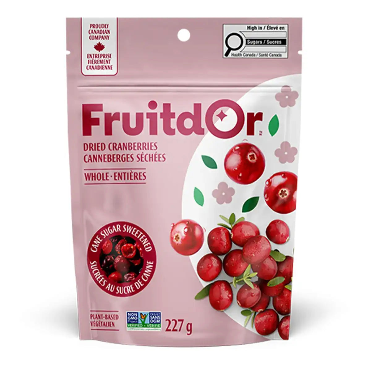 Patience Fruit & Co. - Conventional WholeCranberries Sugar - 10 x 227g