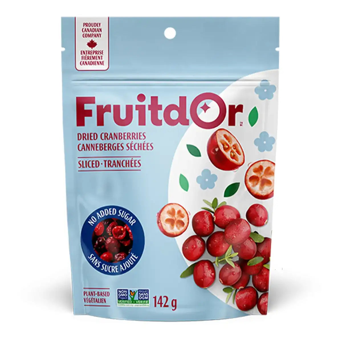 Patience Fruit & Co. - Conventional Sliced Cranberries NS - 10 x 142g