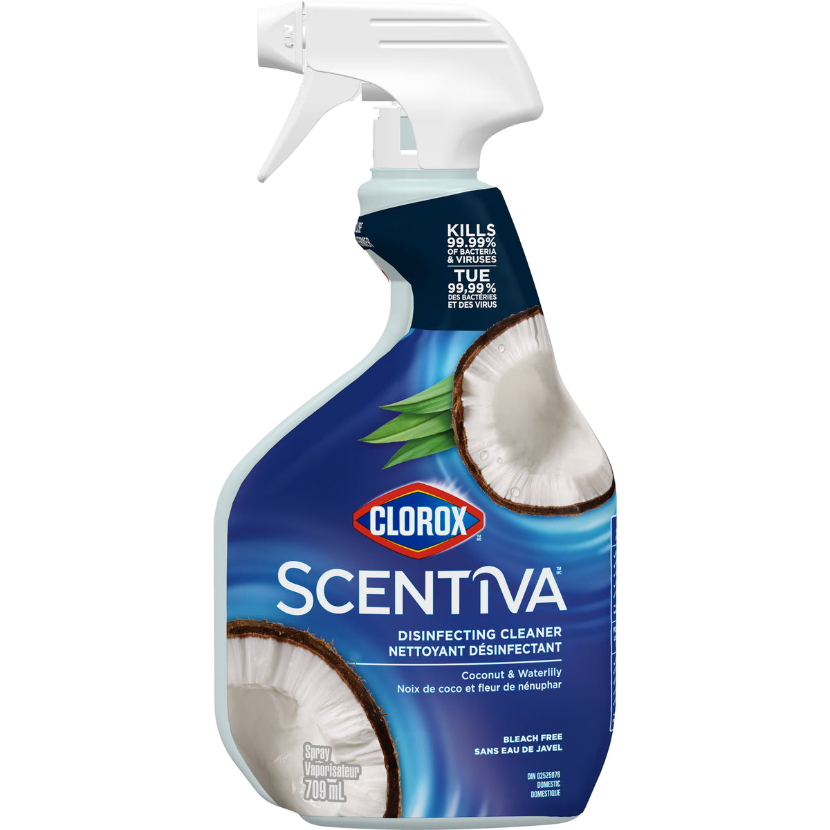CLOROX SCENTIVA DISINFECT CLEAN COCO WATERLI 709ML pack of 6