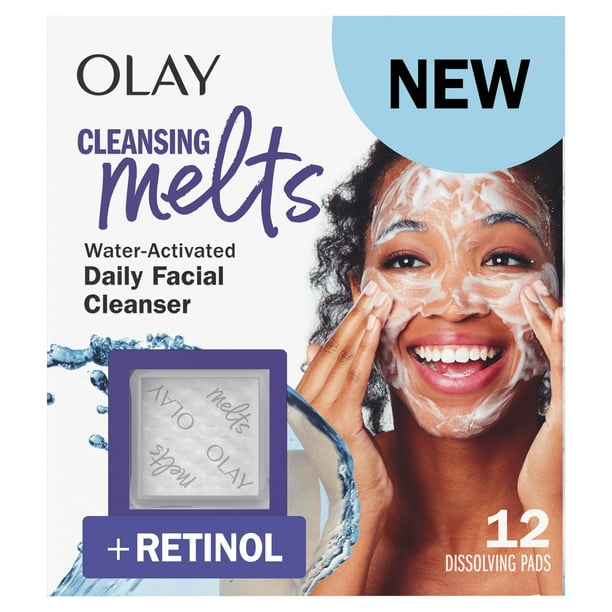 OLAY CLEANSING MELTS FACIAL W/RETINOL SENSITIVE 12