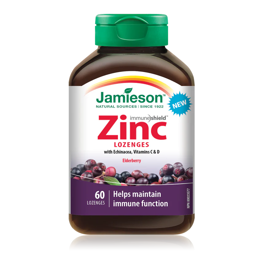 Jamieson    JMS Zinc Lozenges Elderberry    60Lozenges