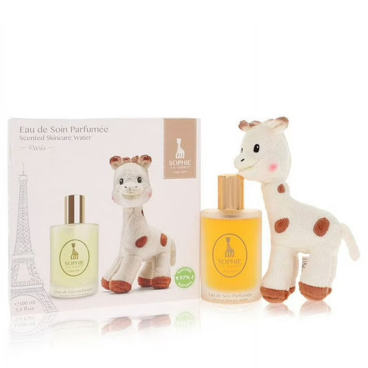 Sophie La Girafe    Women    Sophie La Girafe Eau De Soin Parfumee    -- Gift Set - 3.4 oz Scented Skincare Water (Alcohol-Free) + 1 Sophie La Girafe Soft Toy