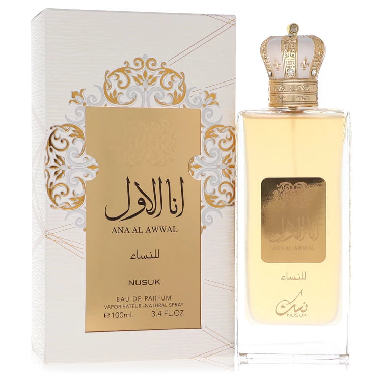 Ana Al Awwal Eau De Parfum Spray By Nusuk 3.4 oz Eau De Parfum Spray