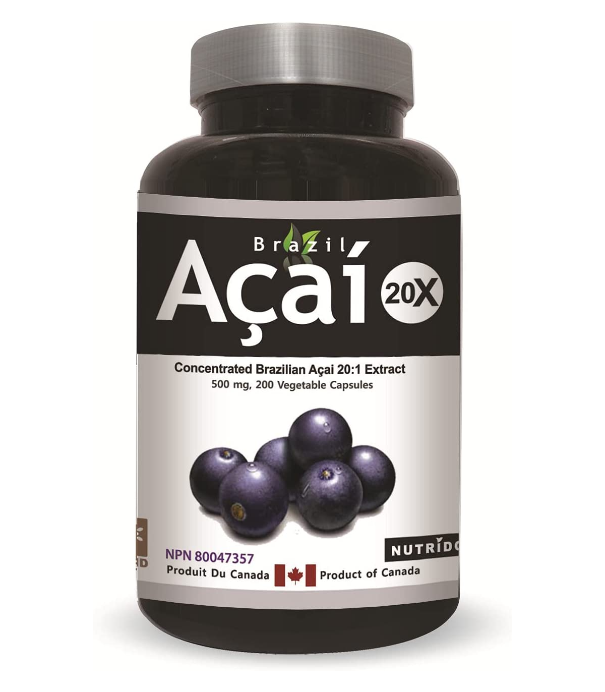 Acai7®    Acai 20x 500mg 200 Vcaps