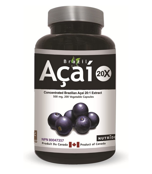 Acai7®    Acai 20x 500mg 200 Vcaps