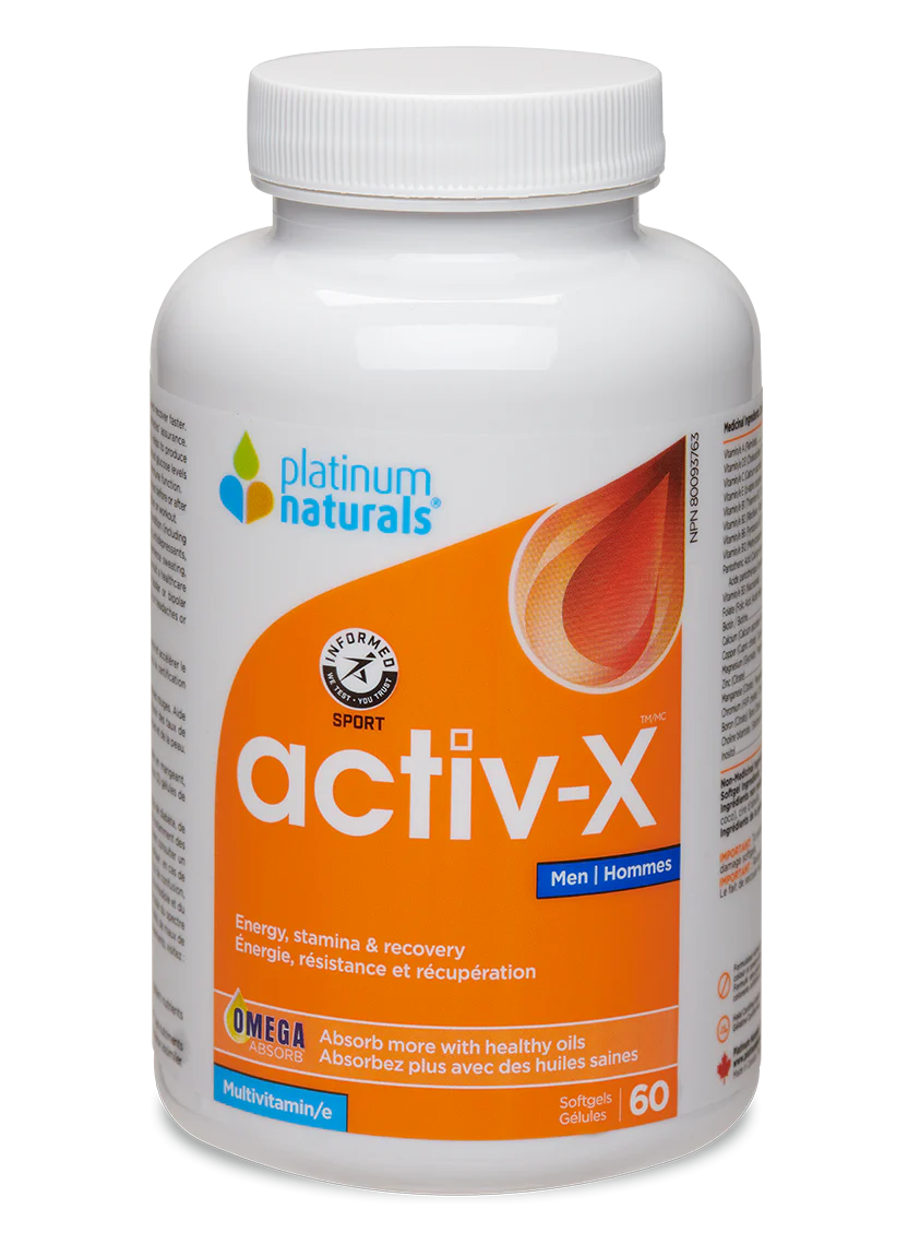 Platinum Naturals-Activ-X For Men 60 gels