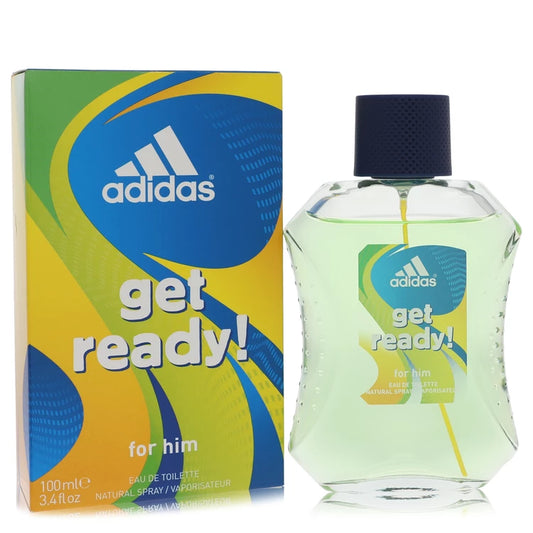 Adidas Get Ready Eau De Toilette Spray By Adidas 3.4 oz Eau De Toilette Spray