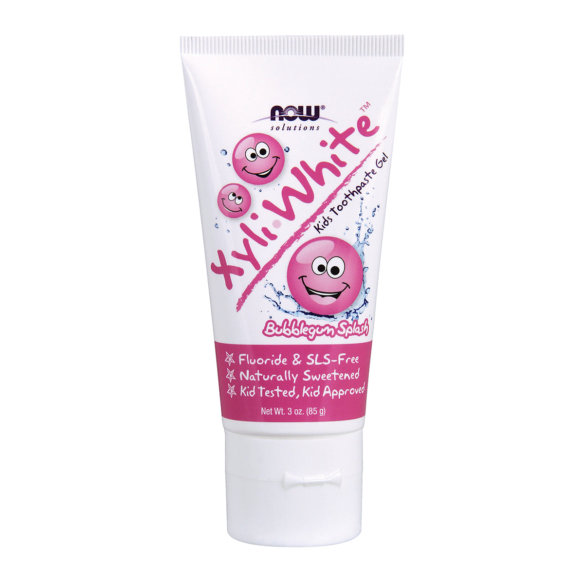 NOW    Kids Xyliwhite Bubblegum Splash Toothpaste Gel 85g