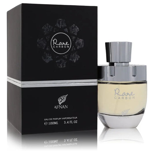 Afnan Rare Carbon Eau De Parfum Spray By Afnan 3.4 oz Eau De Parfum Spray