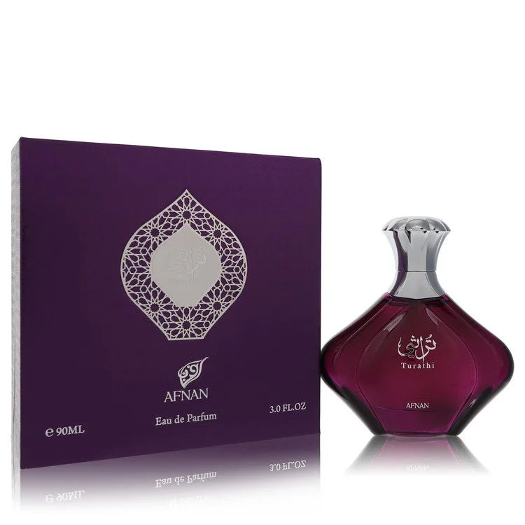 Afnan Turathi Purple Eau De Parfum Spray By Afnan 3 oz Eau De Parfum Spray