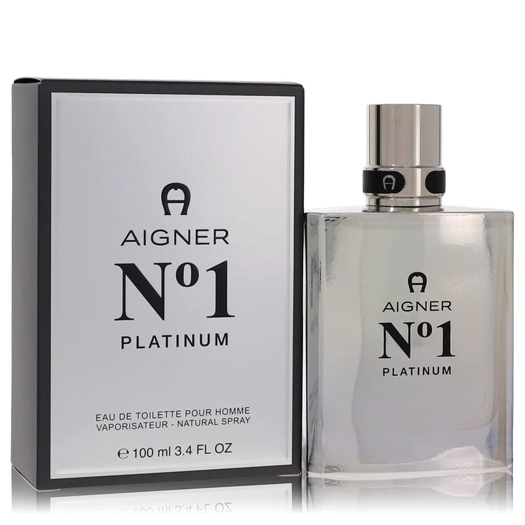 Aigner No. 1 Platinum Eau De Toilette Spray By Etienne Aigner 3.4 oz Eau De Toilette Spray