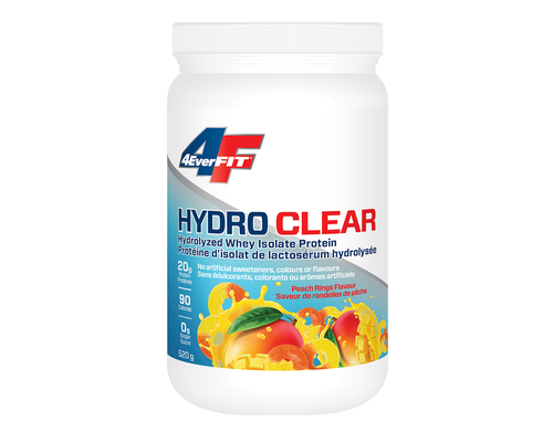 NEW! Hydro Clear 100% Whey Protein Hydrosylate - Peach Ring  20 servings  500g