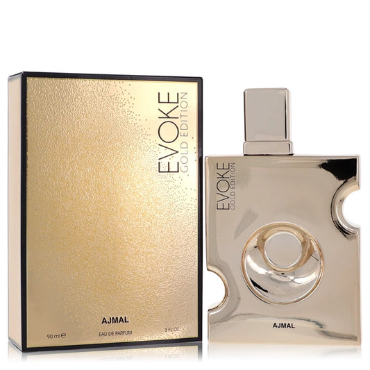 Ajmal Evoke Gold Eau De Parfum Spray By Ajmal 3 oz Eau De Parfum Spray
