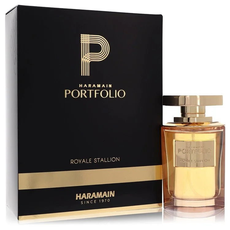 Al Haramain Portfolio Royale Stallion Eau De Parfum Spray By Al Haramain 2.5 oz Eau De Parfum Spray