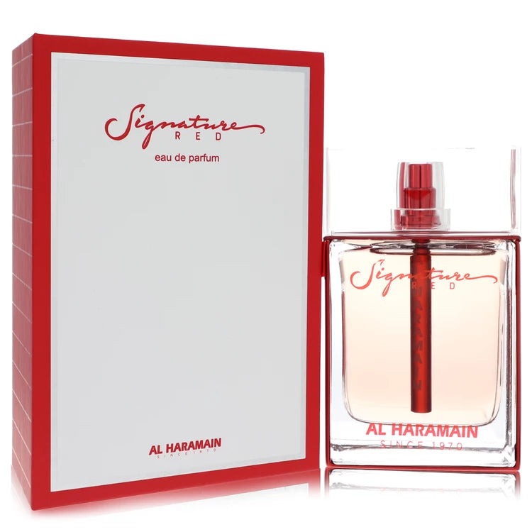 Al Haramain Signature Red Eau De Parfum Spray By Al Haramain 3.4 oz Eau De Parfum Spray