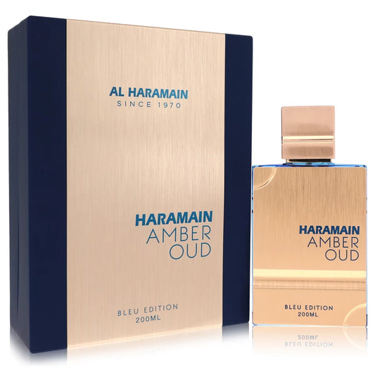 Al Haramain    Men    Al Haramain Amber Oud Bleu    200 ml Eau De Parfum Spray with Refillable Atomizer