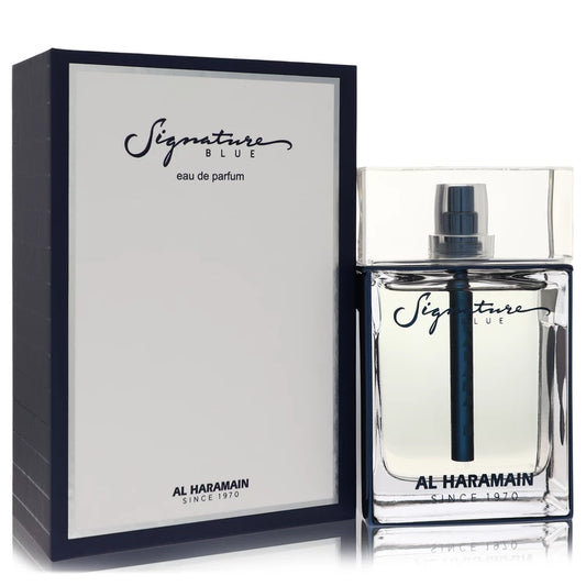 Al Haramain Signature Blue Eau De Parfum Spray By Al Haramain 3.3 oz Eau De Parfum Spray