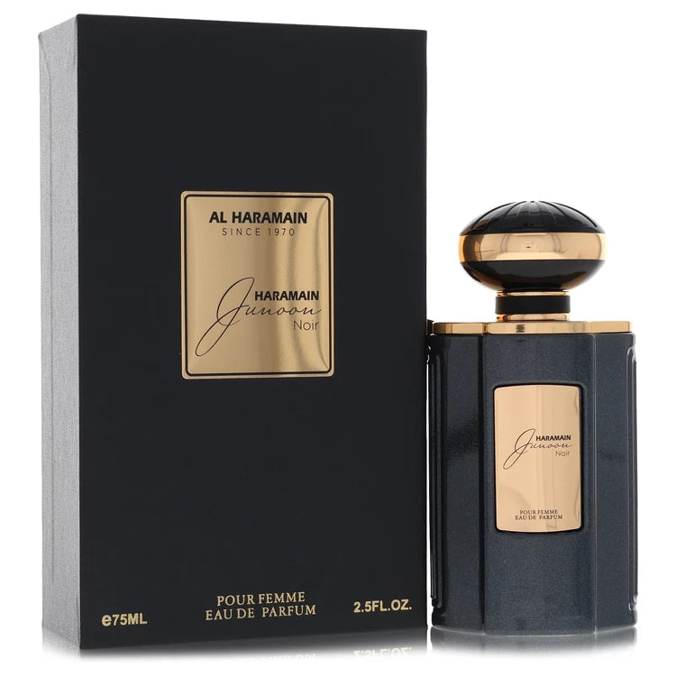 Al Haramain Junoon Noir Eau De Parfum Spray By Al Haramain 2.5 oz Eau De Parfum Spray