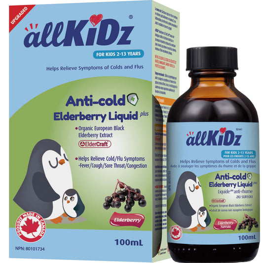 ALLKIDZ   Anti-Cold Elderberry Liq Plus, 100ml