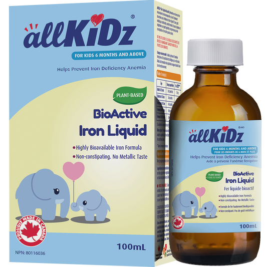 ALLKIDZ   BioActive Iron Liquid  100ml