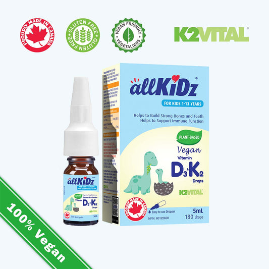ALLKIDZ   Vegan Vitamin D3&K2 Drops   5ml