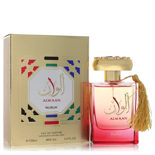 Alwaan Eau De Parfum Spray (Unisex) By Nusuk 3.4 oz Eau De Parfum Spray