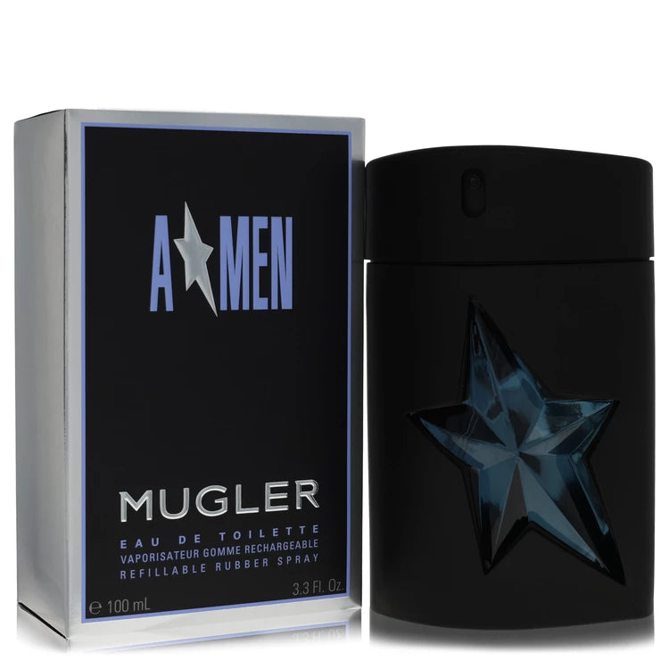 Angel Eau De Toilette Spray Refillable (Rubber) By Thierry Mugler 3.4 oz Eau De Toilette Spray Refillable