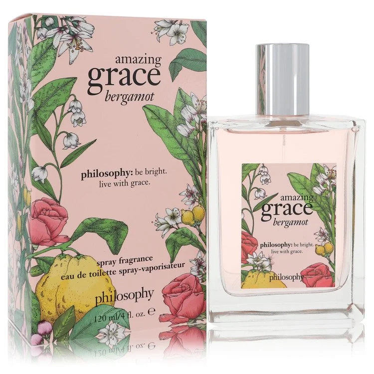 Amazing Grace Bergamot Eau De Toilette Spray By Philosophy 4 oz Eau De Toilette Spray