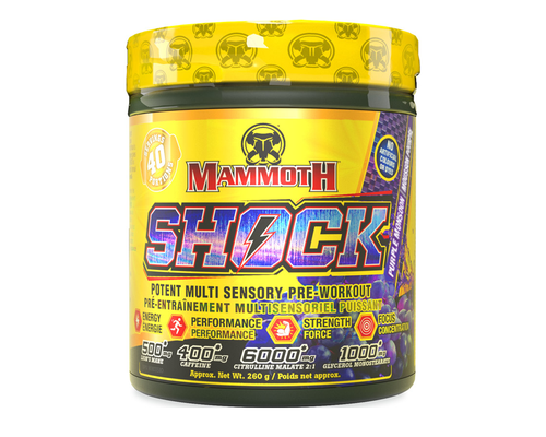 Mammoth   Mammoth Shock, Purple Monsoon, 40 serve