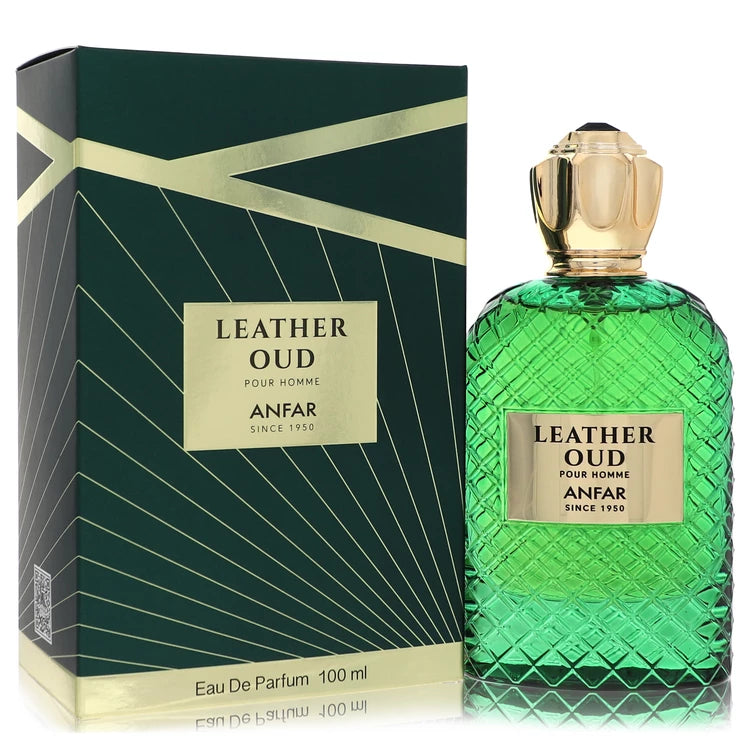 Anfar Leather Oud Eau De Parfum Spray By Anfar 3.4 oz Eau De Parfum Spray