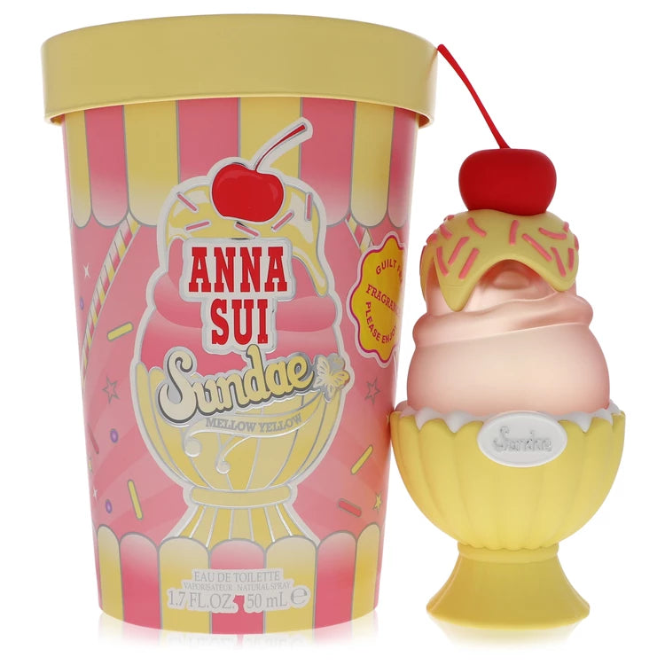 Anna Sui Sundae Mellow Yellow Eau De Toilette Spray By Anna Sui 1.7 oz Eau De Toilette Spray