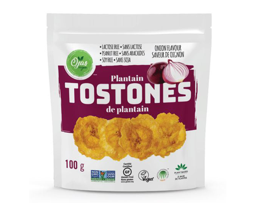 Ojas Vegan   Onion Plantain Tostones   100 g