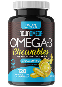 AQUAOMEGA    High EPA Lemon Chew 120ct